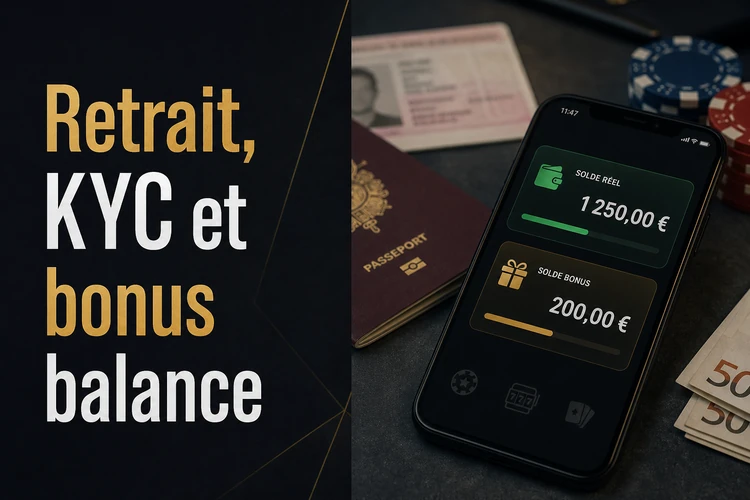 Retrait, KYC et bonus balance