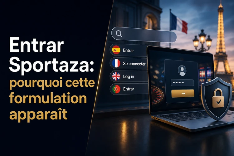 Entrar Sportaza: pourquoi cette formulation peut apparaître