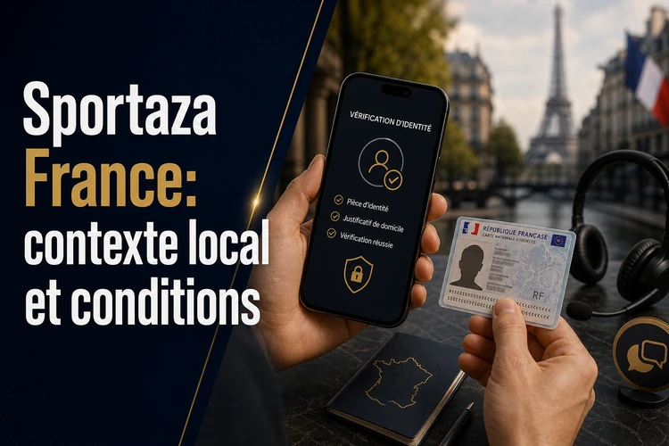 Sportaza France: contexte local et conditions